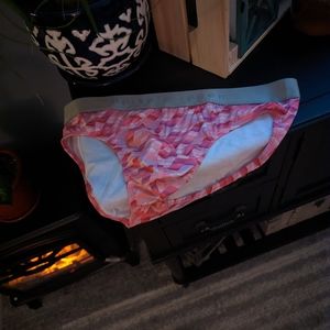 Parke & Ronen pink pattern briefs